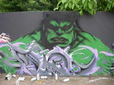 Graffiti Art Character and Piece in Ho-Chi-Minh City in Vietnam, 2009 Graffiti Art Character and Piece in Ho-Chi-Minh City in Vietnam, 2009