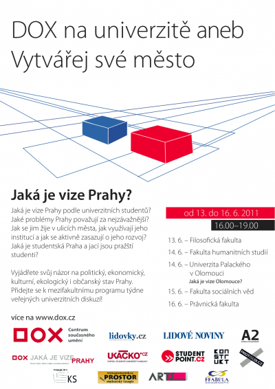 Pozvánka DOX na univerzitě