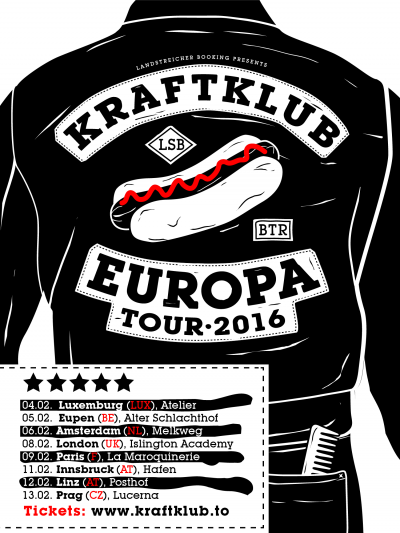 Kraftklub Europa Tour 2016 Kraftklub Europa Tour 2016