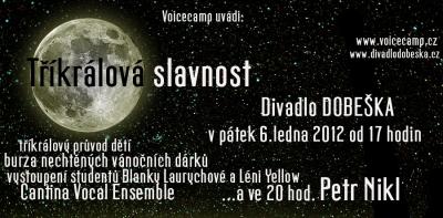 Tříkrálová slavnost v divadle Dobeška Tříkrálová slavnost v divadle Dobeška