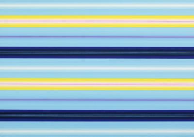 V Souhvězdí vlka, 2011 pigmenty a kombinovaná technika na plátně 91,5 x 130,5 cm V Souhvězdí vlka, 2011 pigmenty a kombinovaná technika na plátně 91,5 x 130,5 cm